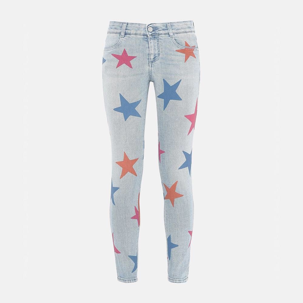 Stella McCartney Skinny Boyfriend Jeans With Stars